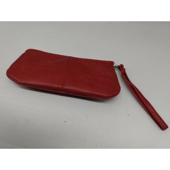 ALDO Burgandy Women's Leather Wallet 8 1/2" x 4 1/2" - Picture 9 of 10